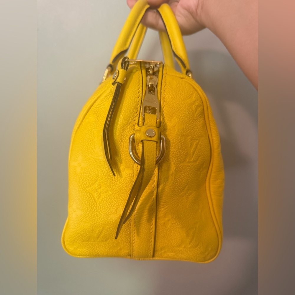 Louis Vuitton Empreinte Monogram Speedy Bandouliere 25 yellow (read description) - Picture 7 of 17
